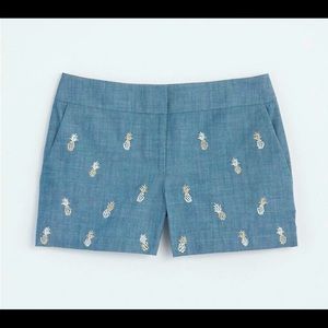 LOFT Pineapple Shorts